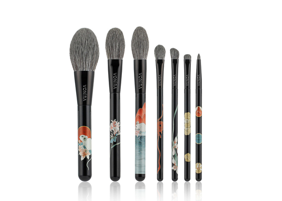 Vonira Beauty Festival Basic 7 Pieces Brushes Collection Gift Set de Brochas de Maquillaje Professionale OEM ODM