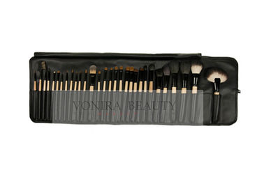 Ultimate 30 Pieces Professional Makeup Brush Set With Pro Black Roll Pouch
