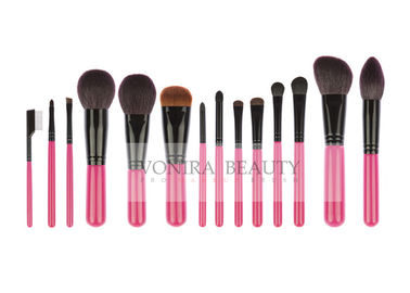 Raccolta di lusso rosa della spazzola di 14 PCS CosmeticMakeup con le setole squisite della natura