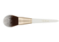 Vonira Studio di Bellezza trucco spazzola in polvere piatta con manico in legno di betulla