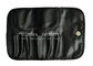 Strumento nero del sacchetto del rotolo del supporto della borsa della cassa della spazzola di trucco del cuoio del Faux di viaggio