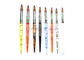 Salon Edition Pointed Kolinsky Nail Brushes Acrylic Handle / Nail Paint Brush Colorful