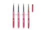4PCS Pink Nail Art Brushes Tips Dotting Brush Kit For Drawing , Painting Pen Tool With Cap