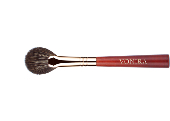 Cosmetico di Mini Fan Eye Makeup Brush di bellezza di Vonira il piccolo dell'evidenziatore della spazzola dei capelli sintetici professionali del vegano arrossisce spazzola