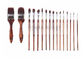 Insieme di spazzole stabilito di legno della pittura di alta qualità della vernice di carrozzeria della maniglia dei capelli di nylon Brushes16pcs