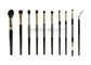 Etichetta privata del set di pennelli sintetico professionale di trucco completa