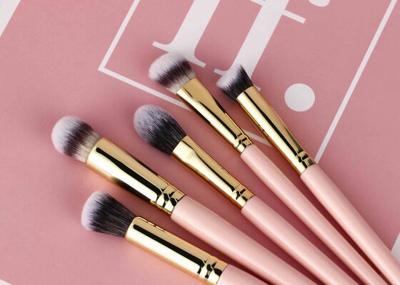 Fabbrica di bellezza Vonira Custom Private Label Individual Single Round Angled Concealer Makeup Brush