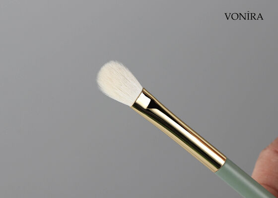 Pennello sfumino per occhi Vonira personalizzato all'ingrosso in pelo di capra bianco naturale con servizio di etichettatura privata