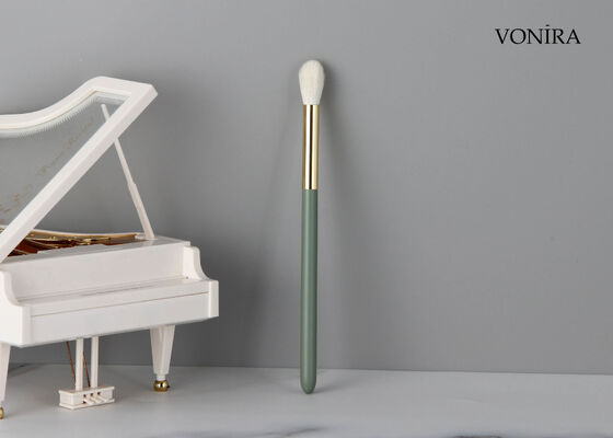 Pennello sfumino rotondo soffice in pelo di capra bianco naturale Vonira personalizzato all'ingrosso con servizio di etichettatura privata