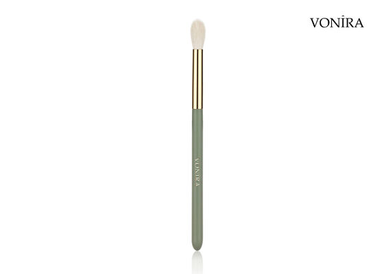 Vonira Custom Wholesale Natural White Goat Hair Conical Eye Blending Brush con servizio di etichetta privata