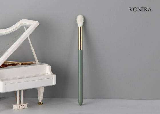 Vonira Custom Wholesale Natural White Goat Hair Conical Eye Blending Brush con servizio di etichetta privata
