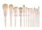 Rosy Gold Synthetic Hair Brush ISO9001 per la presa di viaggio