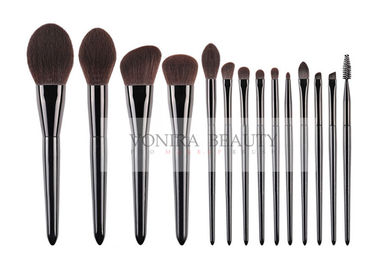 Il trucco sintetico dei capelli del vegano di sensibilità della capra spazzola 14Pcs
