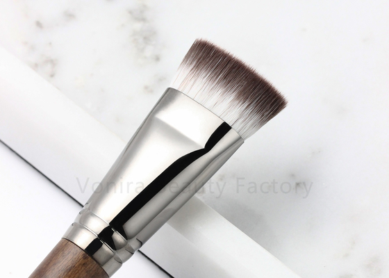 Il fondamento piano di Kabuki dei capelli sintetici del vegano spazzola 100% Handcrafted