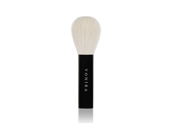 La polvere naturale molle dei capelli della capra arrossisce quadrato cosmetico della spazzola di trucco di Kabuki a forma di