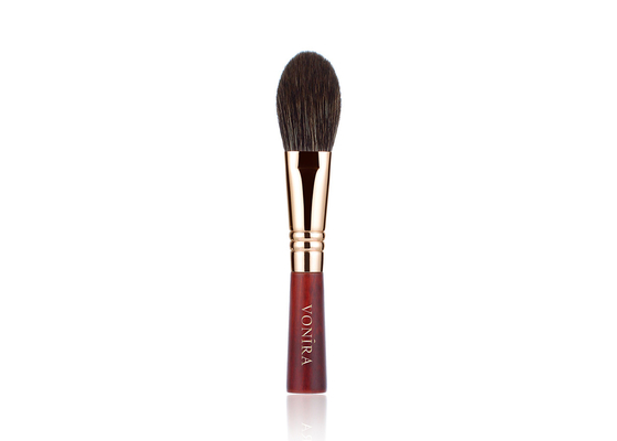 Il lusso ad alta densità di bellezza di Vonira arrossisce naturalmente spazzola con le fibre Rose Copper Ferrule di colore dei capelli dello scoiattolo di funzione