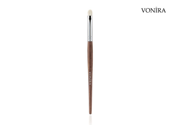 Vonira Custom Wholesale Naturale Capelli di capra Bianco Marrone Ebano Maniglia Makeup Piccolo Occhio Blender Spazzola